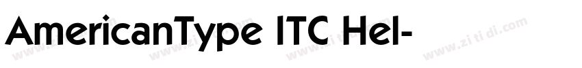 AmericanType ITC Hel字体转换